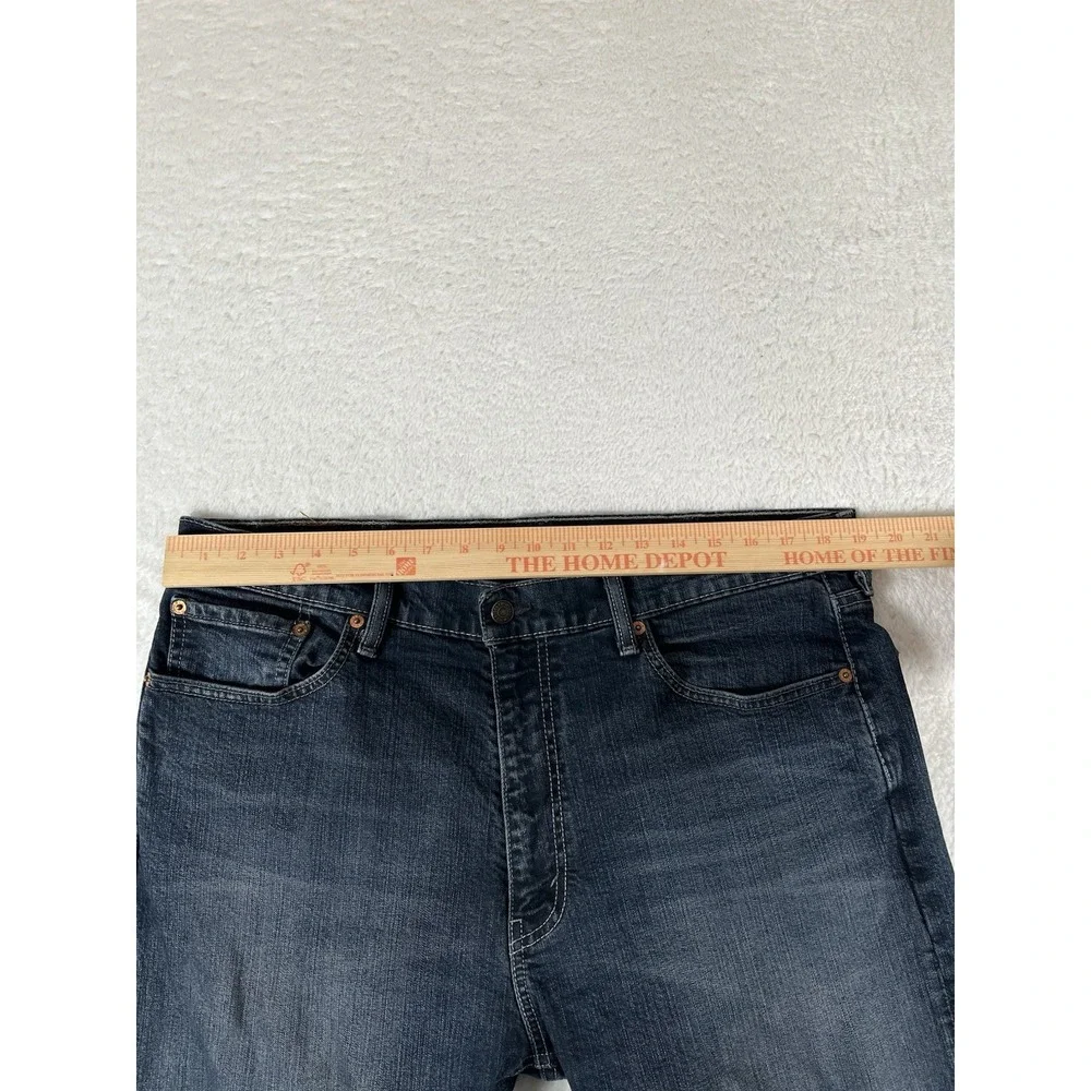 Levis 505 Straight Leg Stretch Dark Wash Jeans Bundle Men's Sz 38x32 (38x31)